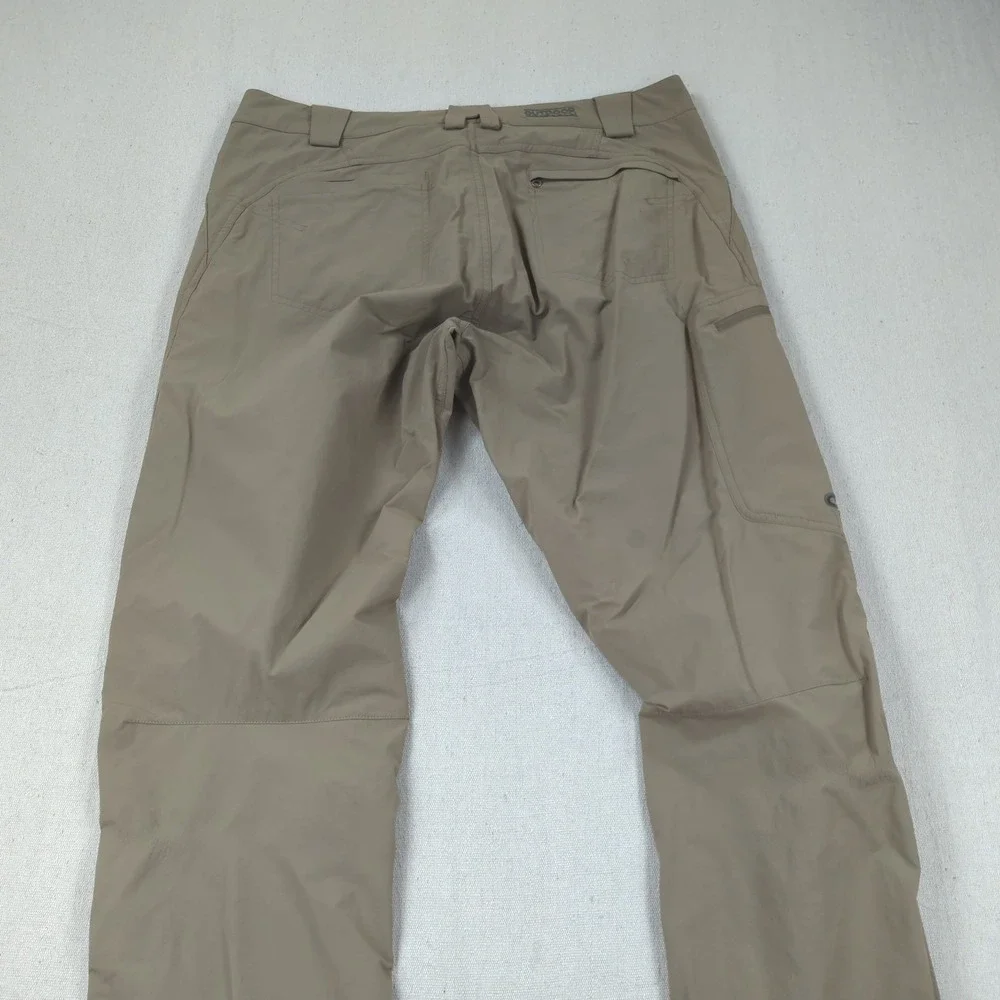 Outdoor Research Pants Mens 34x32 Brown Voodoo Stretch Zip Pocket Hiking
